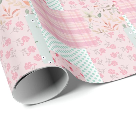 Soft Pinky Girly  Cadeaupapier (Rol Hoek)