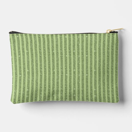Soft Pistachio Glitter Style Minimal Pattern Etui (Achterkant)