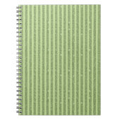 Soft Pistachio Glitter Style Minimal Pattern Notitieboek (Voorkant)