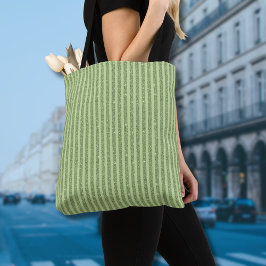 Soft Pistachio Glitter Style Minimal Pattern Tote Bag