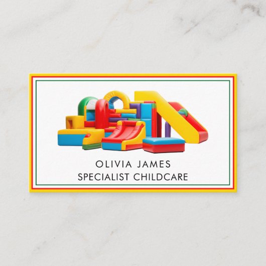 Soft play speelgoed Kinderopvang Kinderopvang Nann Visitekaartje (Voorkant)