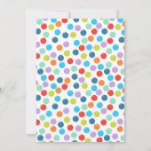 Soft Play Verjaardagsfeestuitnodiging Kaart (Achterkant)