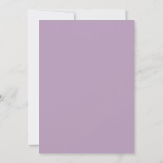 Soft Plum Mauve Waterverf Abstract Lijst Save The Date (Achterkant)