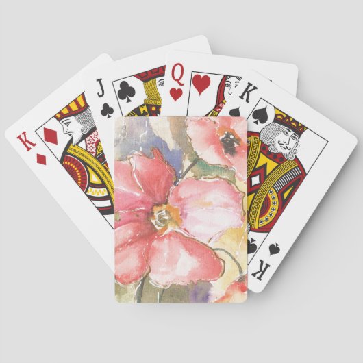 Soft Poppies I Speelkaarten (Achterkant)