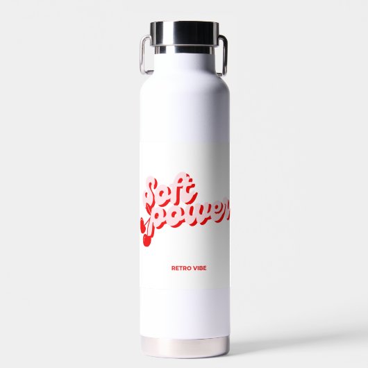 Soft Power Waterfles – Elegante sterkte & vrouweli (Voorkant)