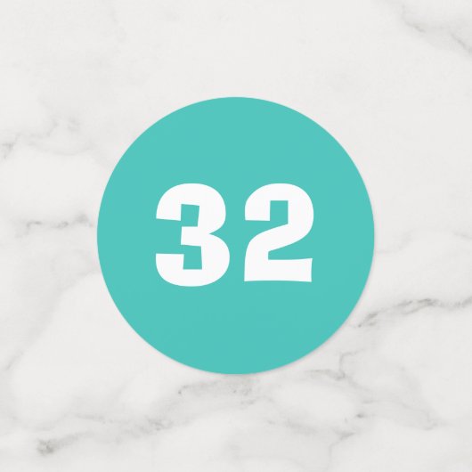 Soft Pretzel Birthday Party Confetti (Kleine voorkant)