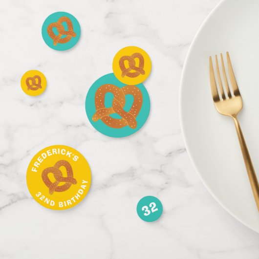 Soft Pretzel Birthday Party Confetti (Groep)