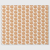 Soft Pretzel Pattern Cadeaupapier (Vlak)
