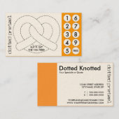 soft pretzel snijdt punkkaarten uit klantenkaartje (Voorkant / Achterkant)