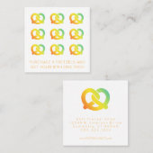 soft pretzels loyalty punch (Voorkant / Achterkant)