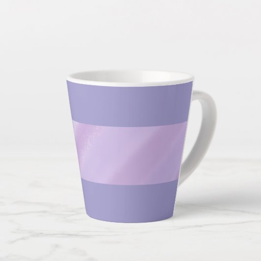 Soft Purple Aesthetic Latte Mug Mok (Rechterhoek)