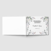 Soft Purple Scottish Heather Wedding  Gastenboek (Volledig)