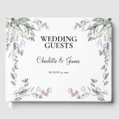 Soft Purple Scottish Heather Wedding  Gastenboek (Voorkant)