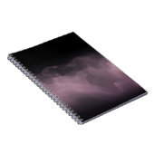 Soft Purple Smoke Abstract Art Notebook Notitieboek (Rechterzijde)