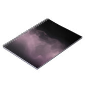 Soft Purple Smoke Abstract Art Notebook Notitieboek (Linkerzijde)