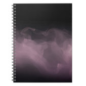 Soft Purple Smoke Abstract Art Notebook Notitieboek (Voorkant)