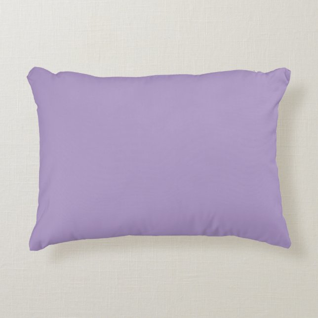 Soft Purple,Solid ,Modern Throw Pillow Accent Kussen (Voorkant)