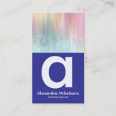 Soft Rainbow Aesthetic Branding Visitekaartje (Voorkant)