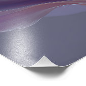 Soft Rainbow Flower Waves – Dreamy Surreal Bloom Foto Afdruk (Hoek)