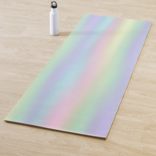 Soft Rainbow Holographic Aangepast Yogamat