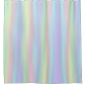 Soft Rainbow Holographic Douchegordijn (Voorkant)