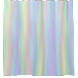 Soft Rainbow Holographic Douchegordijn