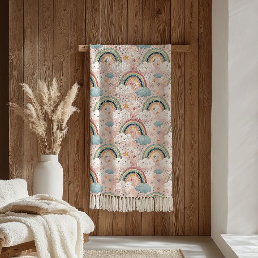 Soft Rainbow Sherpa Gift for Kids’ Cuddle Time Deken