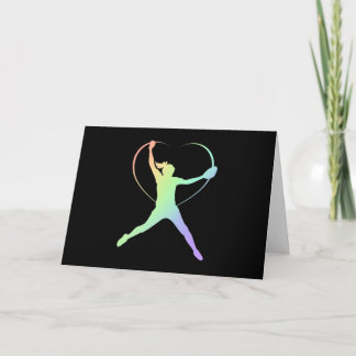 Soft Rainbow Softball Kaart