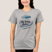 Soft Rainy Mood Tee for Women Tri-Blend Shirt (Voorkant)