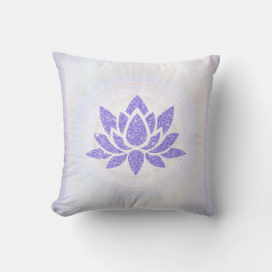 *~* Soft Rays Reiki Energy Healing Lotus Lavender Kussen