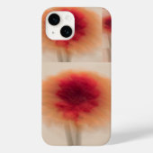 Soft Red Floral Collage iPhone Case (Achterkant)