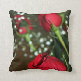 Soft Red Roses Pillow Kussen