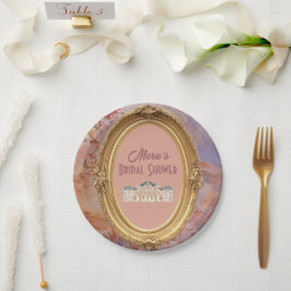 Soft Renaissance Rococo esthetisch Vrijgezellenfee Papieren Bordje