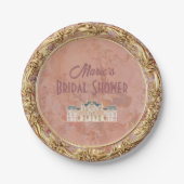 Soft Renaissance Rococo esthetisch Vrijgezellenfee Papieren Bordje (Voorkant)