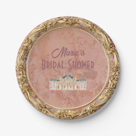 Soft Renaissance Rococo esthetisch Vrijgezellenfee Papieren Bordje