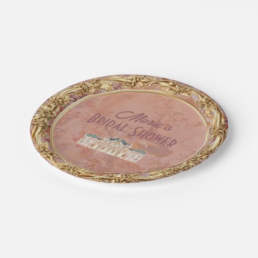 Soft Renaissance Rococo esthetisch Vrijgezellenfee Papieren Bordje (Gekanteld)