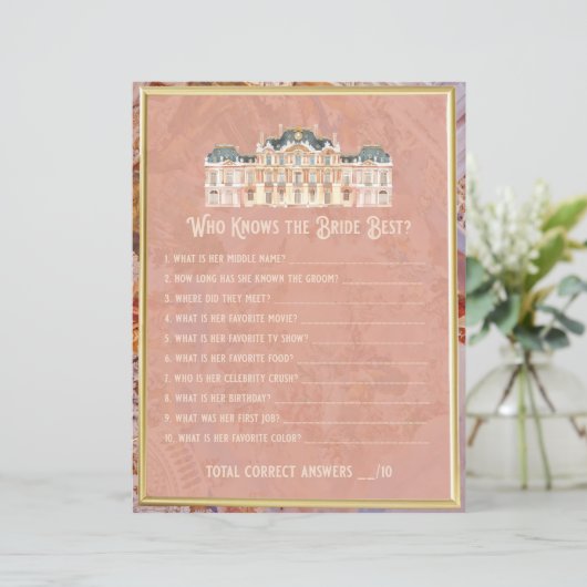 Soft Renaissance Rococo Vrijgezellenfeest spel (Staand voorkant)