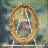 Soft Renaissance Rococo Vrijgezellenfeest Welkomst Acryl Bord (Neutraal)