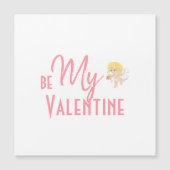 Soft romantiek Be my Valentijn magnetische Kaart (Voorkant)