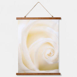 Soft Roos Print Wood met onderkant wandtapijt Hangend Wandkleed