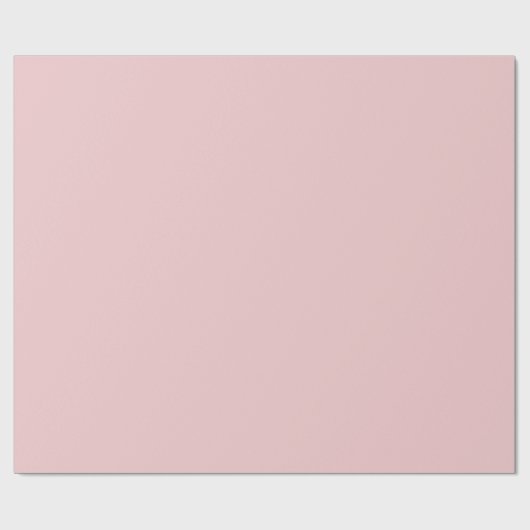 Soft Rose Pink Solid Cadeaupapier (Vlak)