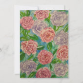 Soft Roses Feestdagenkaart (Voorkant)