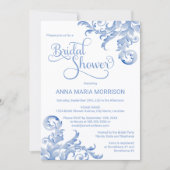 Soft Royal Blue Waterverf Vlaams Vrijgezellenfeest Kaart (Voorkant)