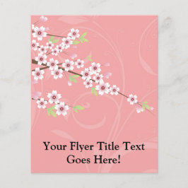 Soft roze Cherry Blossom Flyer