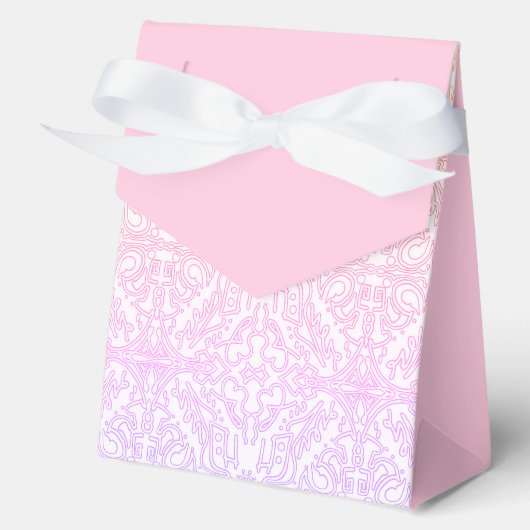 Soft Roze Droom Mandala-patroonserie Bedankdoosjes (Voorkant)