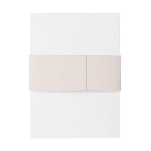 Soft roze monogram Simple Plain Modern Wedding Uitnodigingen Wikkel (Achterkant Voorbeeld)