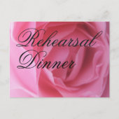 Soft roze roze roze petals bruiloft uitnodiging (Voorkant)