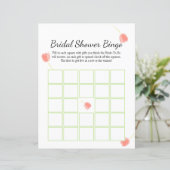 Soft roze tulpen Elegant Bridal Bingo (Staand voorkant)