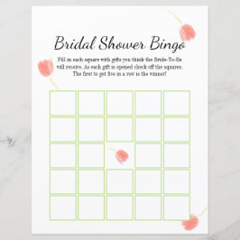 Soft roze tulpen Elegant Bridal Bingo