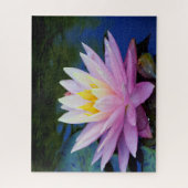 Soft roze waterlily Jigzaag Puzzle Legpuzzel (Verticaal)
